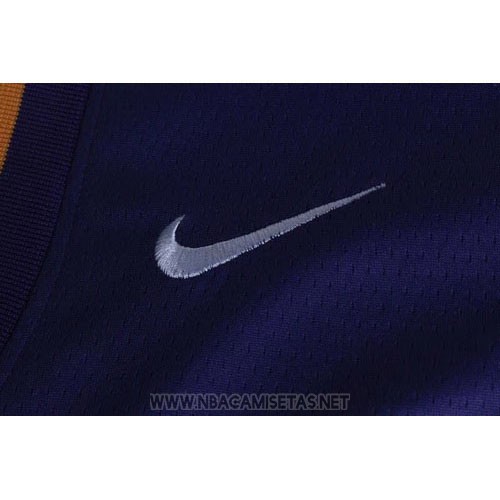 Camiseta Los Angeles Lakers Lebron James NO 23 Statement 2017-18 Violeta
